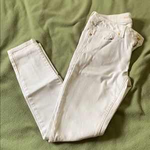 White, straight leg Michael Kors jeans